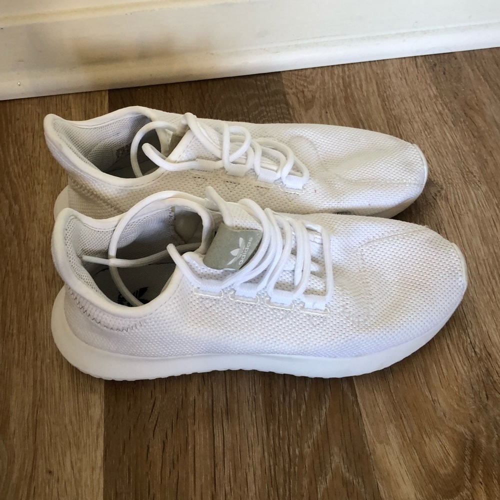 White adidas sneakers